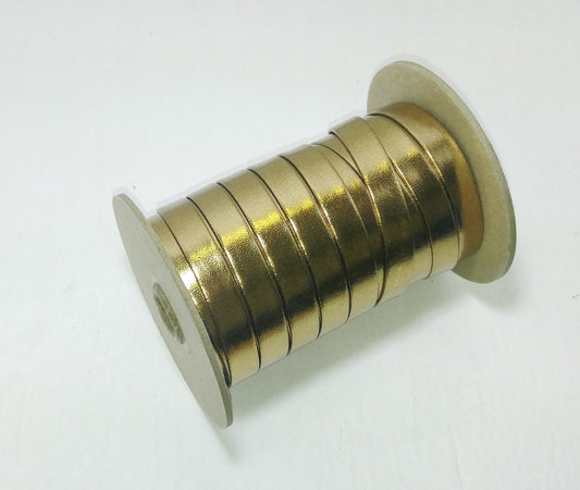 1/2", 3/4", or 1" Polyurethane Leatherette Stripping in Bronze/Dark Gold Firm (5 yds) 0500BUPU 0750BUPU 1000BUPU
