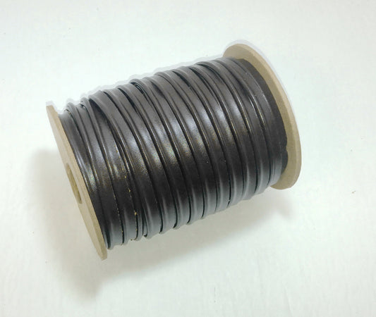 610 Brown Bias Vinyl Polyurethane Leatherette Cord Piping 5/16" (5 yds) 2095XVBV