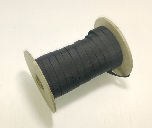 1/4", 3/8", 1/2", or 3/4" Polyester Fabric Stripping in Dark Brown Peau de soie (10 yds) 0250BTPDS 0375BTPDS 0500BTPDS 0750BTPDS