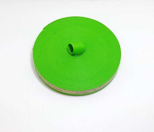 1/2" Double Folded, Vegan Leather Strap in Lime Green Daytona (5 YDS) 0500BVDAY  vinyl