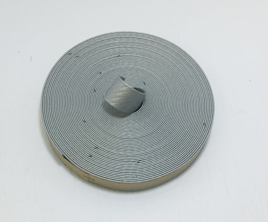 3/8", 1/2", 3/4" or 1" Double Folded Vegan Leather Strap in Silver Mettalik (5 YDS) 0375BVMET 0500BVMET 0750BVMET 1000BVMET vinyl