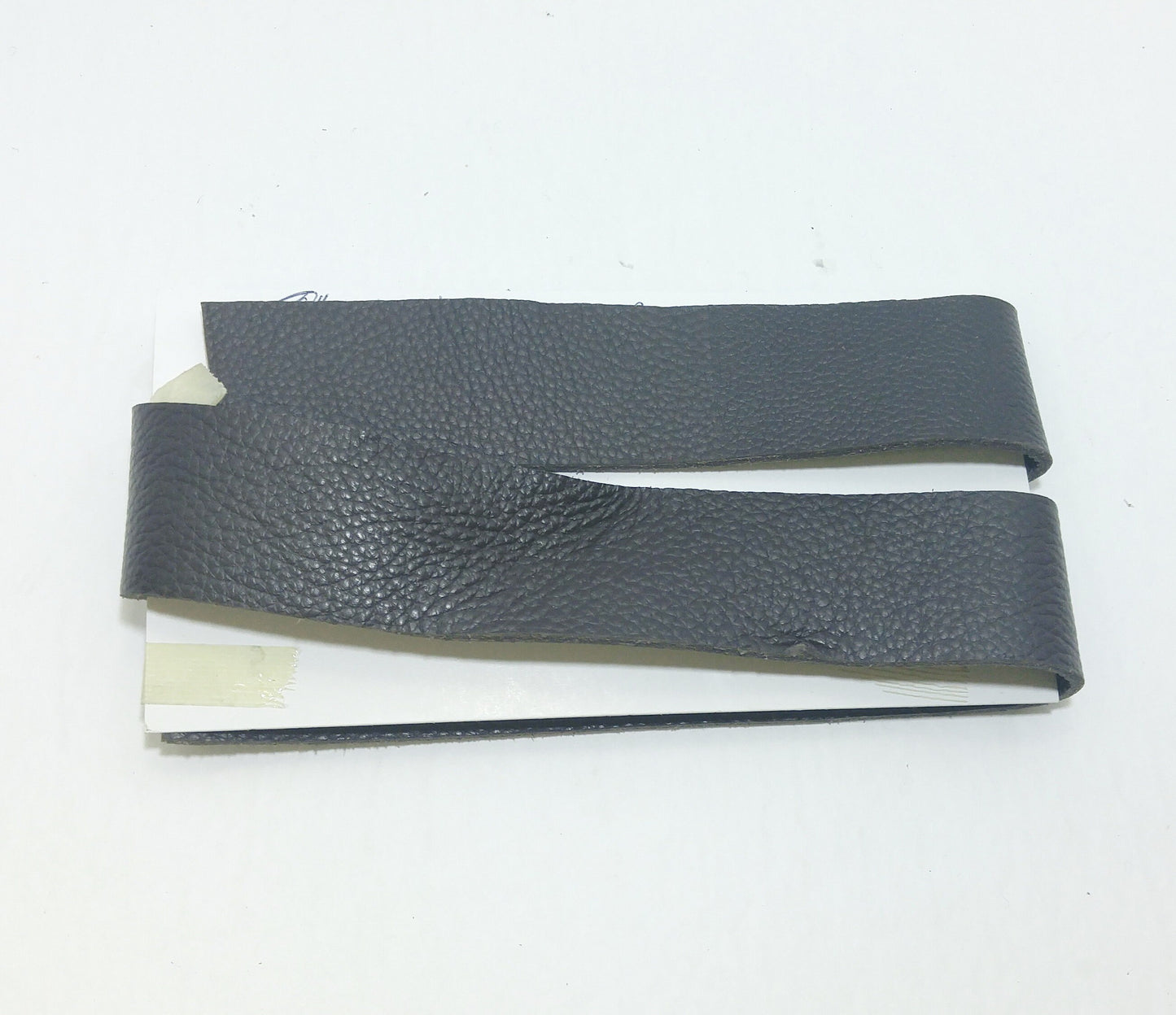 1-1/2" Back to Back Genuine Cowhide Leather Strap Brown Beige Mushroom Good for crafting - various lengths -