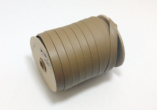 1/2" Double Folded Vegan Leather Strap in Sandstone Daytona (5 YDS) 0500BVDAY brown tan beige