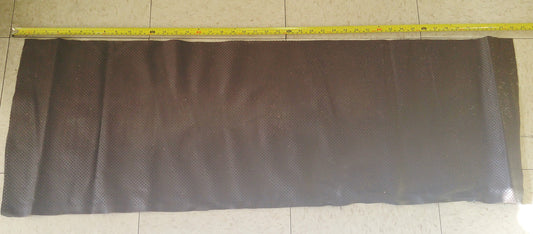LARGE Perforated Cowhide Genuine Leather Piece 3P1 - Brown 2 - leather scraps; eco friendly; scrapbooking; crafting; leather working