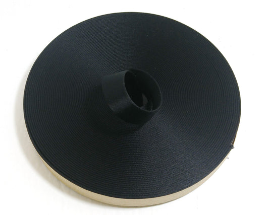 3/8", 1/2", 3/4" or 1" Black Satin Fabric Stripping (10 yds) 0375BTPDS 0500BTPDS 0750BTPDS 1000BTPDS