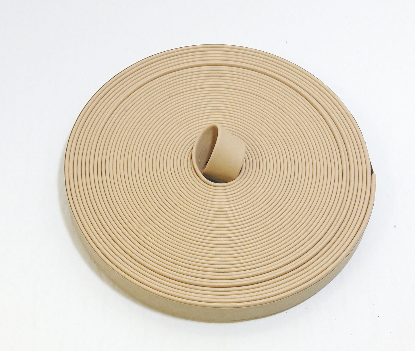 3/4" Double Folded and Reinforced, Cowhide Leather Strap in Coach Issy (2 YDS) 0750RCD Beige; tan; nude; natural; matte