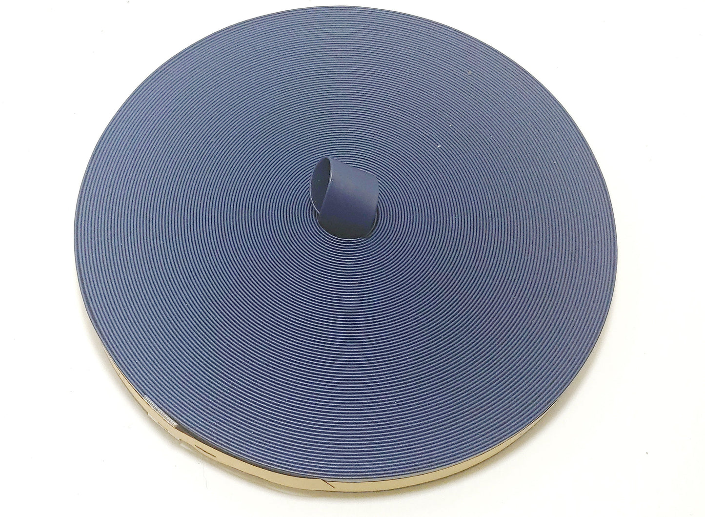 1" Double Folded Vegan Leather Strap in Indigo Blue Daytona (5 YDS) 1000BVDAY vinyl