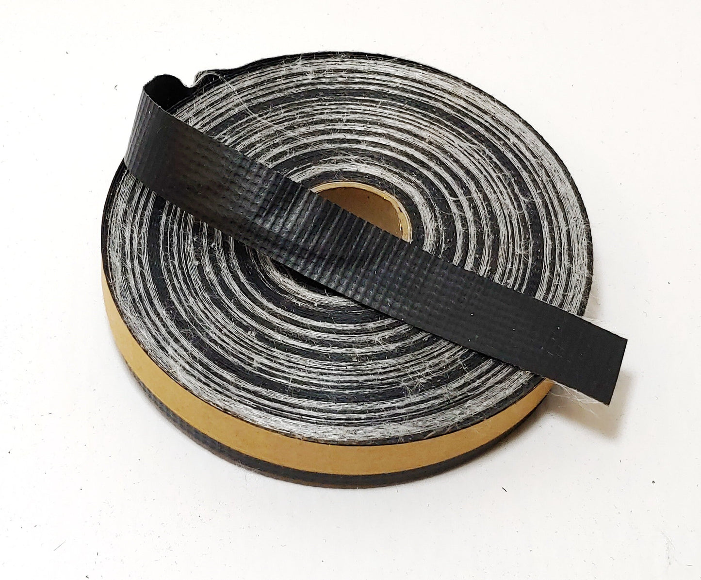 1" FLAT Leatherette Stripping in Black Vinyl (20 yds) 1000NVRPVC 0625NVRPVC faux leather strips; jewelry cord; trimming; VEGAN vinyl