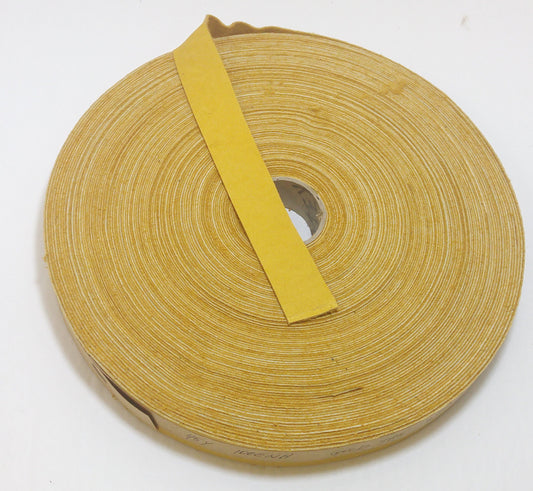 1/2" or 1" Flat Wapiti (Elk) Leather Edge Binding in Gold Tan (3 yds) 0500NHH 1000NHH OOAK yellow supple soft buttery leather tape