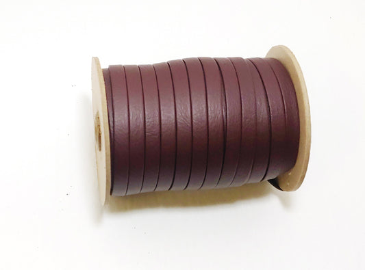 1/2" Double Folded Vegan Leather Strap in Wine Centura (5 YDS) 0500BVCEN vinyl purple maroon