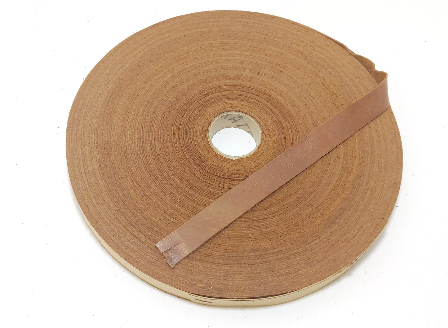 3/4" Flat, Cowhide Leather Binding in Corral Whiskey (5 YDS) 0750NDB trim tape; edge binding; leather tape