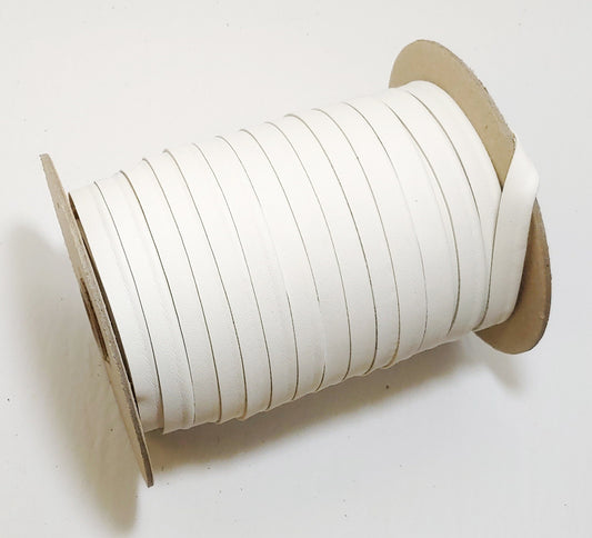 1/2" Cord Piping in Eggshell Polyurethane Faux Leather 3277XULT (5 YDS) Vegan Friendly; Lamb Touch softness and finish; soft and supple