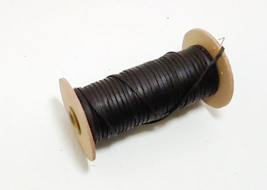 1/8" Flat, Cowhide Leather Lacing in Brown (10YDS) SM0125ND - jewelry; dream catchers; tassels; DIY; fringe