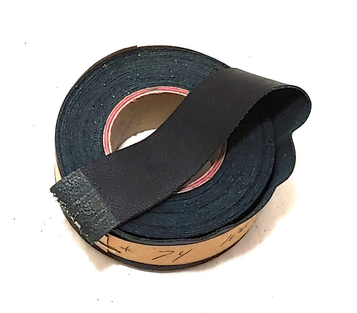 Genuine Lambskin Leather Binding in Dark Navy #2 - 1" wide (7 yards) 1000NLA trim tape; edge binding; leather tape