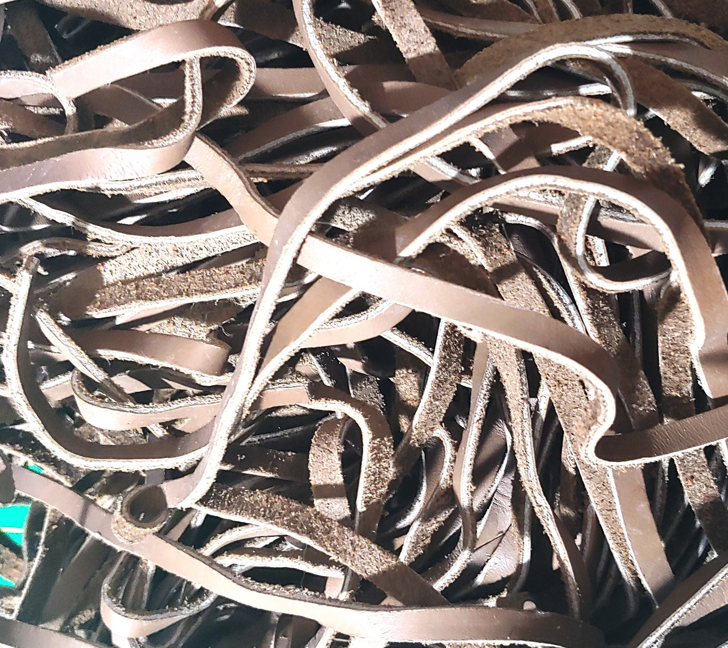Vintage Top Grain Cowhide Leather Laces 1/4" - sold in bundles