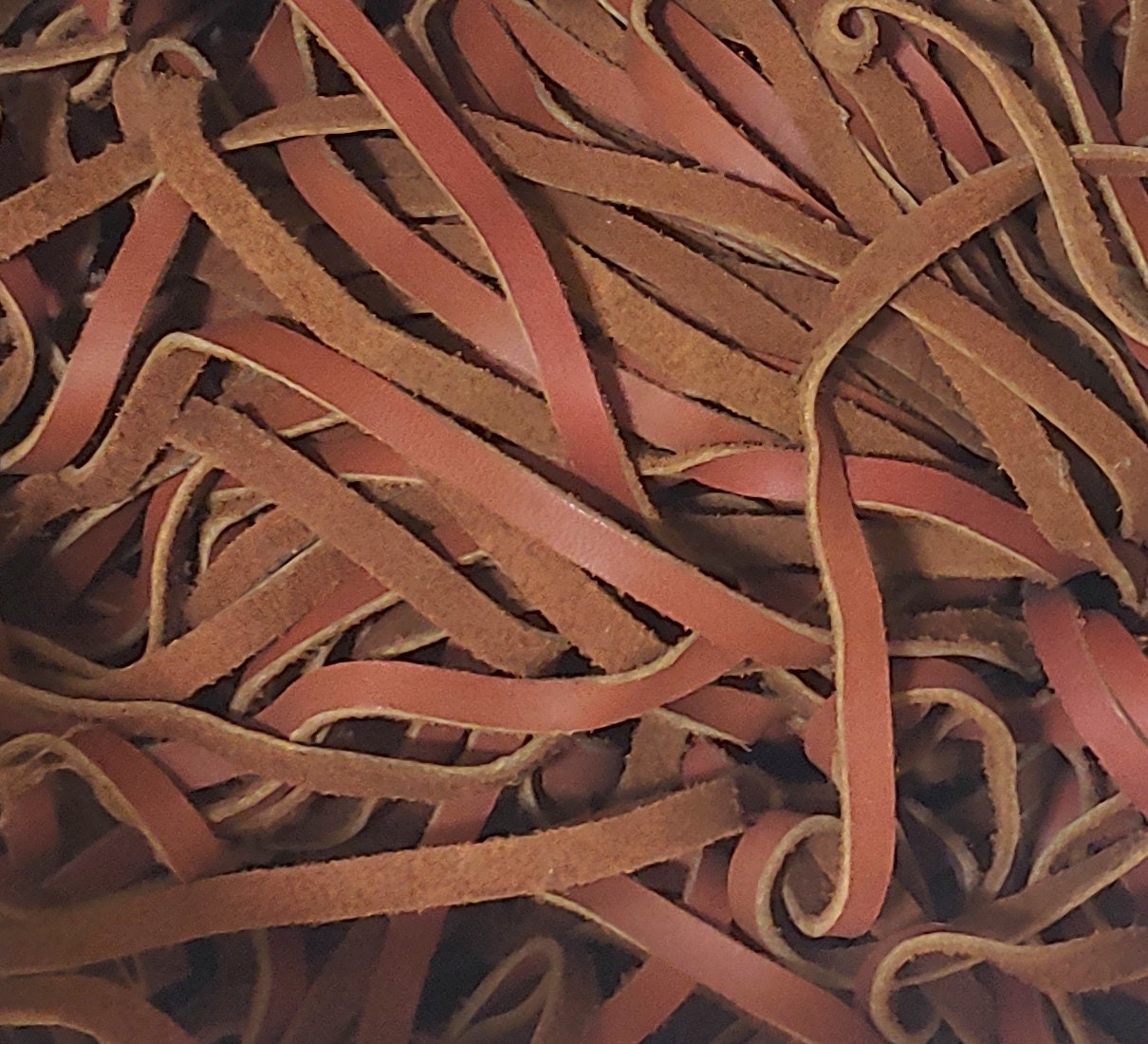 Vintage Top Grain Cowhide Leather Laces 1/4" - sold in bundles