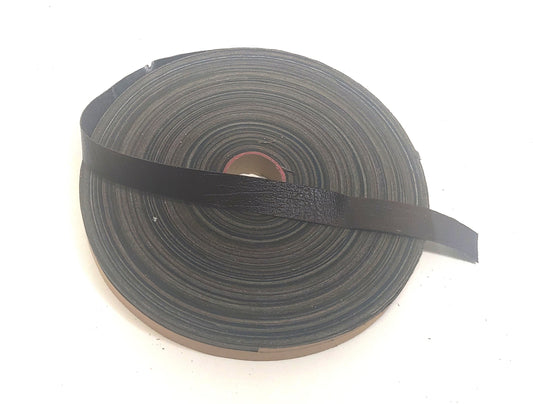 3/4" Flat, Cowhide Stripping in Red-Brown Printed Pig (5 YDS) 0750FPB trim tape; edge binding; leather tape