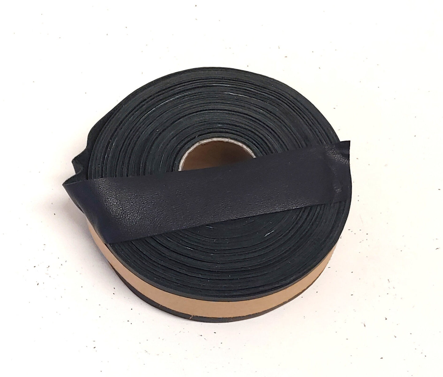 1-1/4" Flat, Lambskin Leather Binding, in Navy (2 YDS) 1250NLA Dark Blue