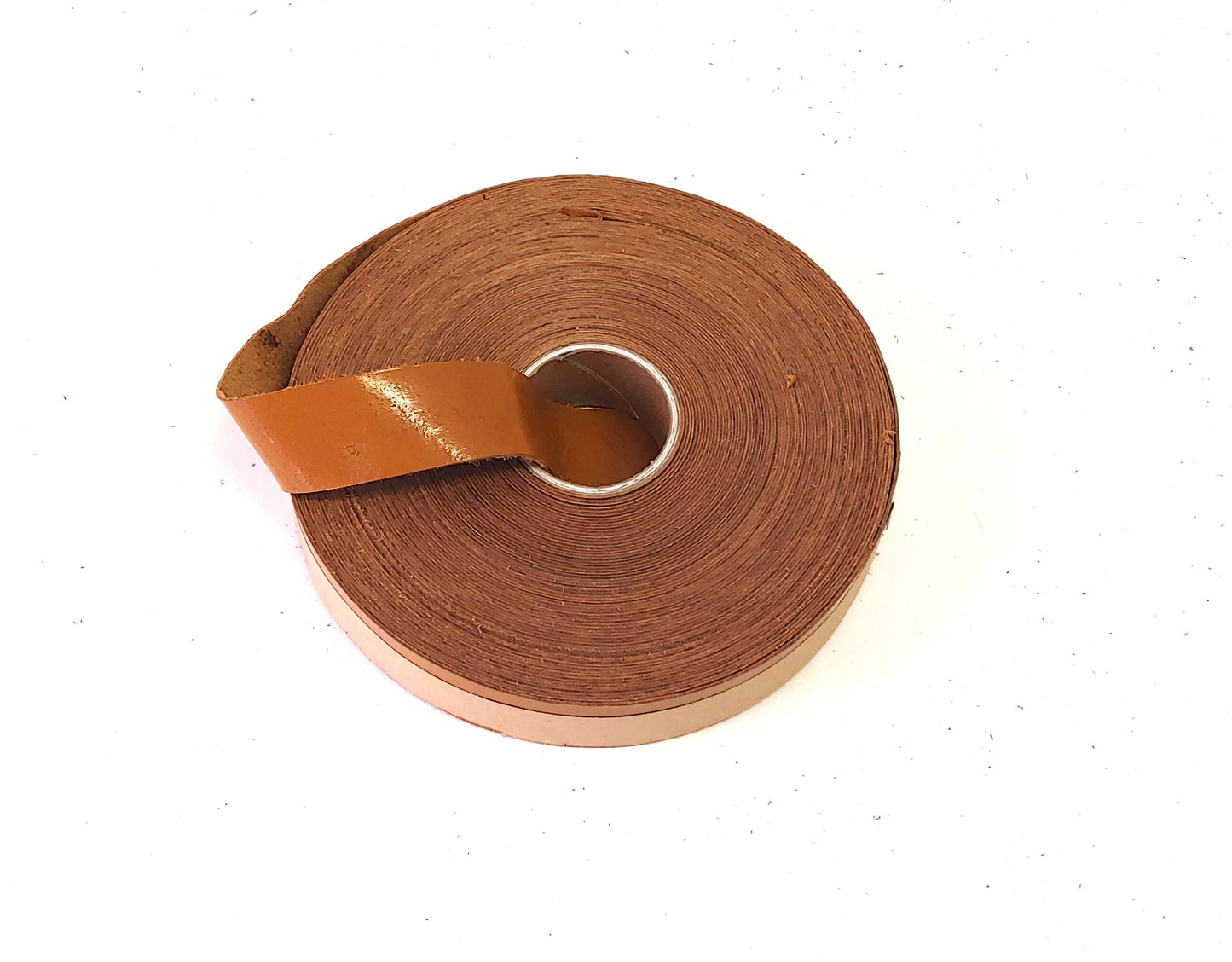1" Flat Goatskin Leather Stripping in Butterscotch (2 YDS) 1000NKA supple, soft