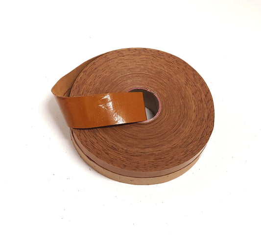 1-1/4" Flat Butterscotch Patent Kidskin Leather Stripping 1250NKA (3 YDS) binding, leather tape