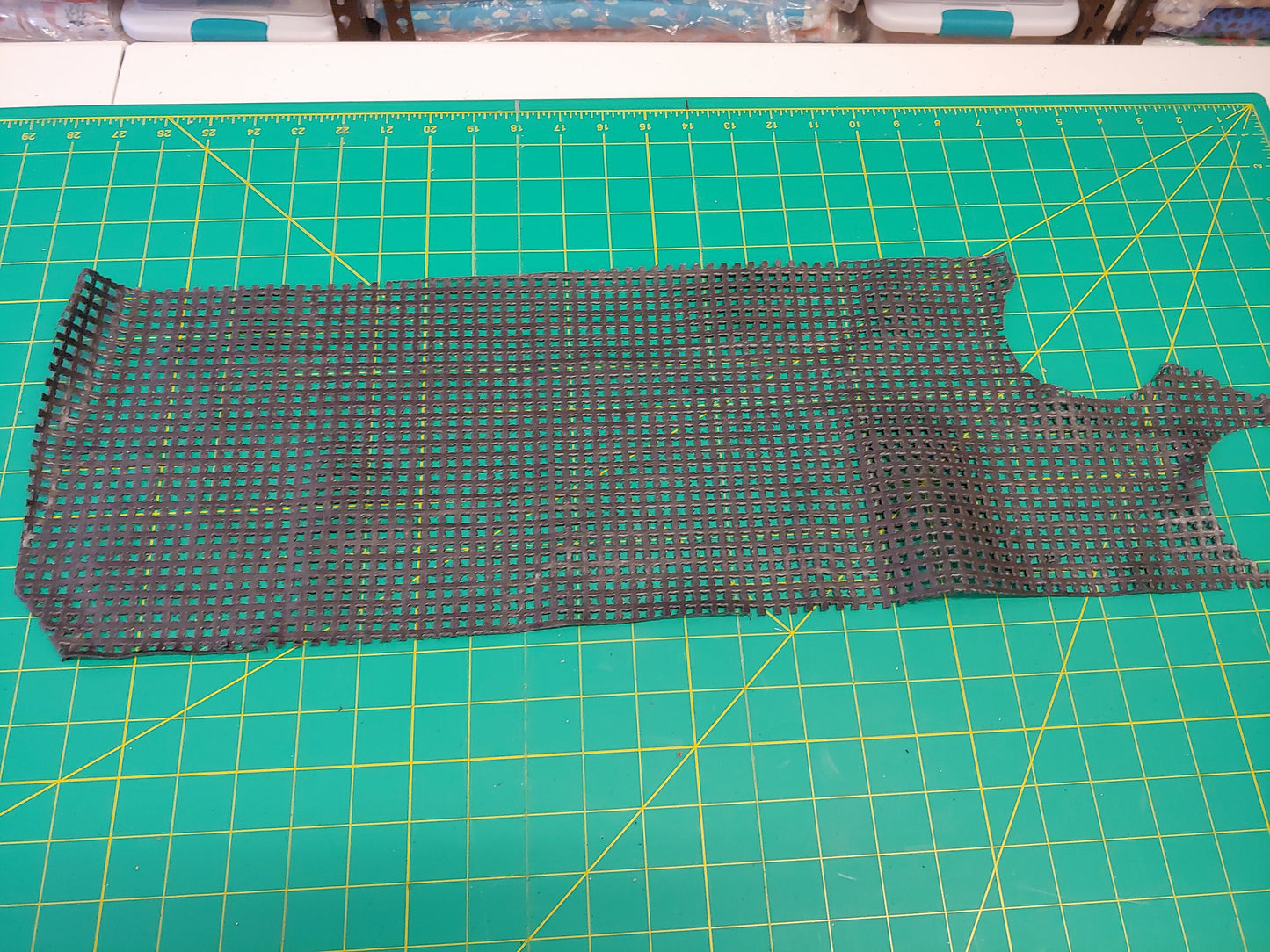 Perforated Cowhide Genuine Leather Piece 4P13 - Black - leather scraps; eco friendly; scrapbooking; crafting 41gr