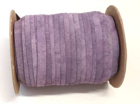 Genuine Cowhide Leather Stripping in Lilac Skiving's 9/16" (10 yds.) 0562FD