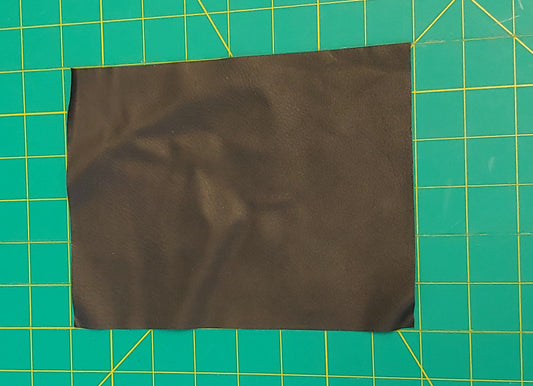 Leather Die Cut Rectangles in Genuine Sheep Leather - choose your size - thickness of 0.10" - skived