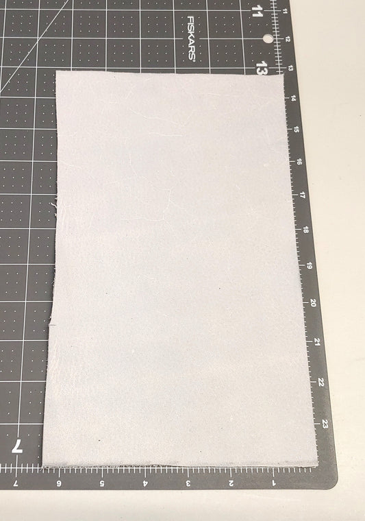 Leather Die Cut Rectangles 6" x 11" in Genuine Cowhide Suede Leather - choose your color