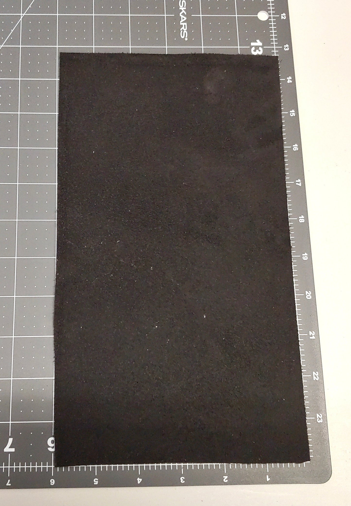 Leather Die Cut Rectangles 6" x 11" in Genuine Cowhide Suede Leather - choose your color
