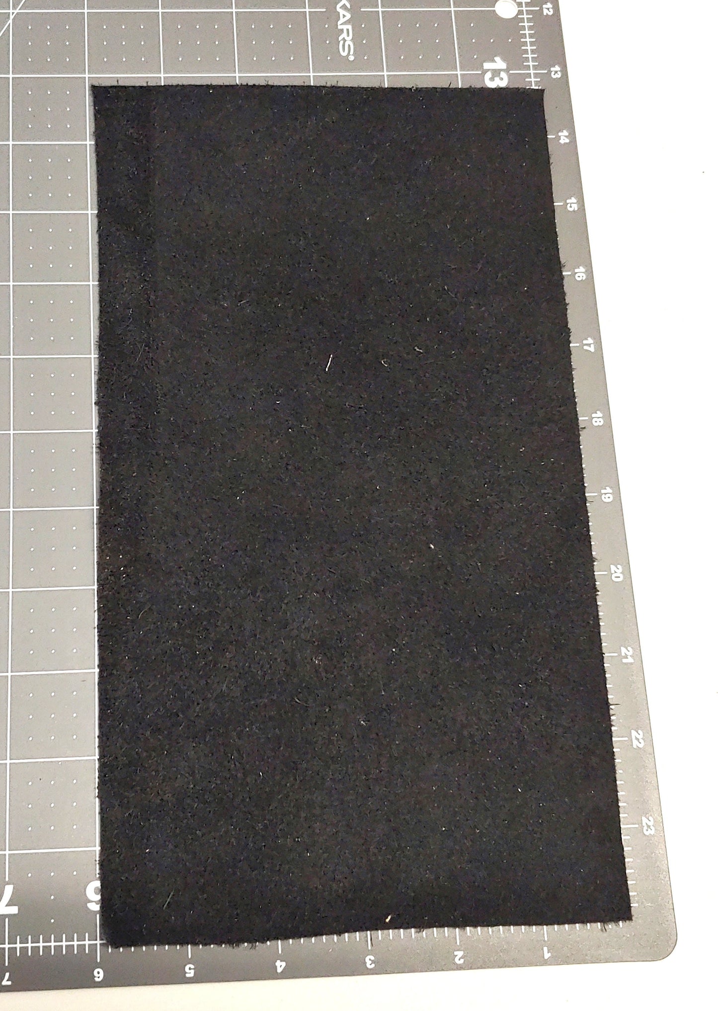 Leather Die Cut Rectangles 6" x 11" in Genuine Cowhide Suede Leather - choose your color