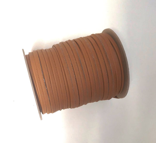 Saddle Brown Polyurethane Leatherette Cord Piping 5/16" (5 yds) 2095XULT