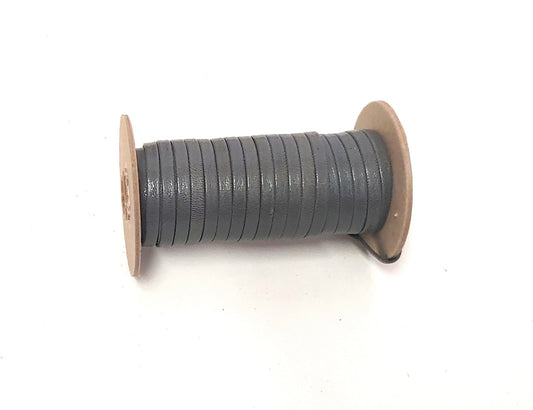 1/4" wide Kid Leather Lacing in Gray Lustre Goat (5 yds) 0250BKA