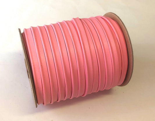 1/2" Faux Cowhide Cord Piping in Bubblegum Pink Polyurethane (5 yds) 3277XUPU