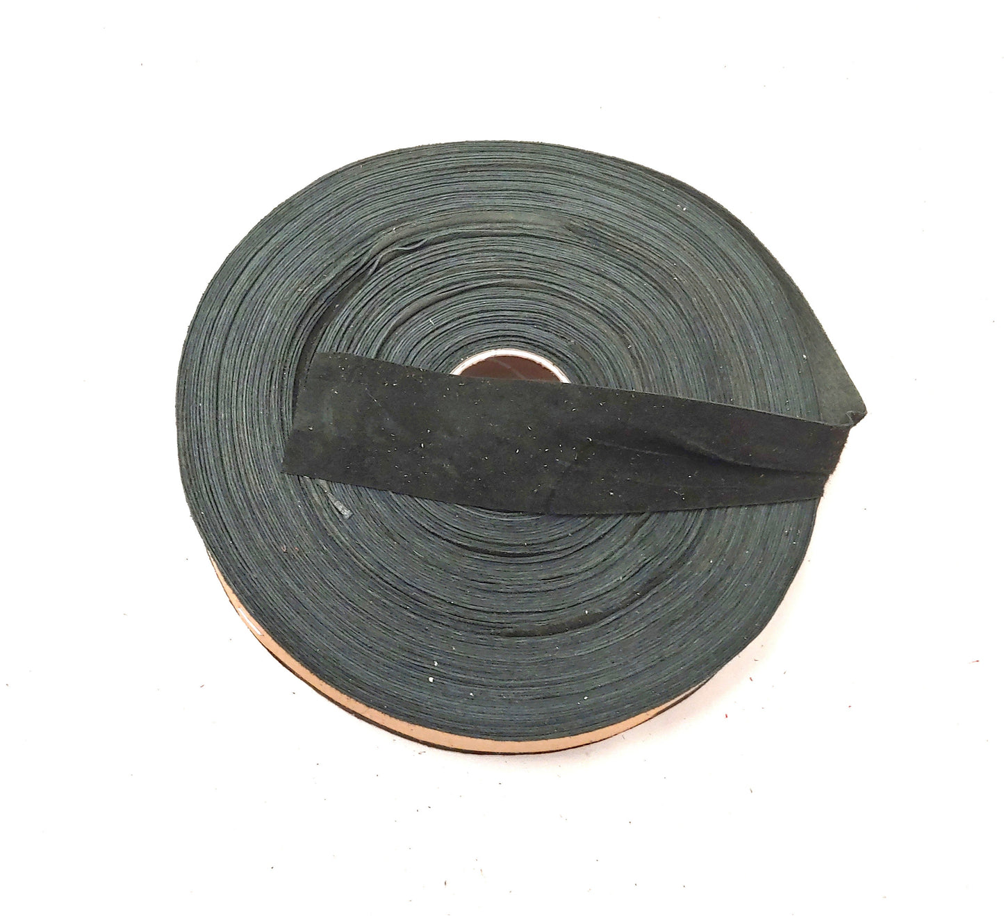 1-1/2" Flat, Pig Suede Stripping, in Forest Green (2 YDS) 1500NP5 trim tape; edge binding; leather tape
