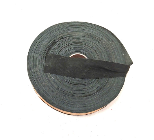 1-1/2" Flat, Pig Suede Stripping, in Forest Green (2 YDS) 1500NP5 trim tape; edge binding; leather tape