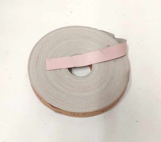 1/2" Flat, Cowhide Leather Lacing in Pink Garment (5 yds) 0500ND9 bubble gum pink