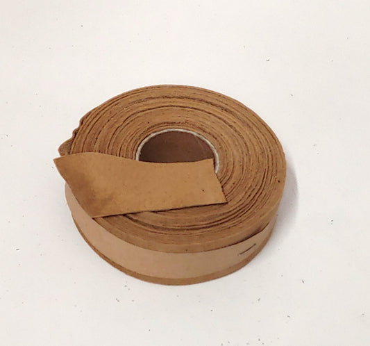 1- 1/4" Flat, Pig Suede Stripping, in Light Tobacco (3 YDS) 1250NP5 trim tape; edge binding; leather tape