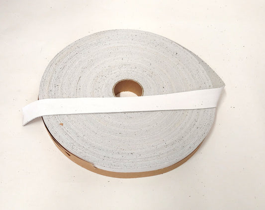1" Flat Cowhide Leather Binding in White Moto (5 yds) 1000ND9 trim tape; edge binding; leather tape bubble gum pink