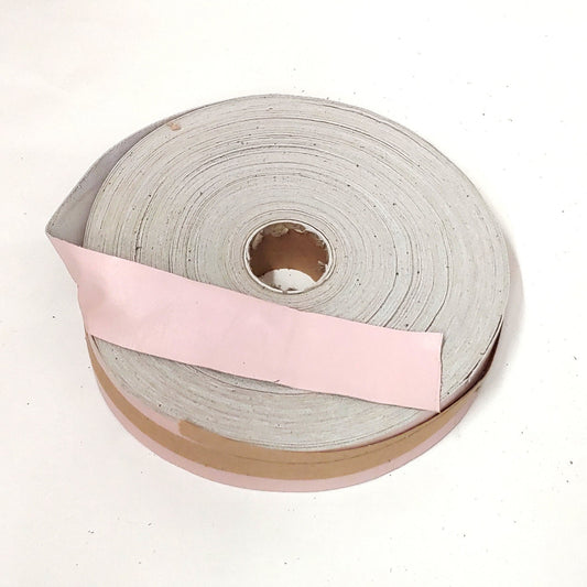 1-1/2" Flat, Cowhide Leather in Pink Garment (3 YDS) 1500ND9
