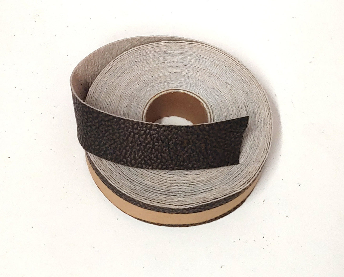 1-1/4" Flat, Cowhide Leather Binding, in Bronze Spot (3 YDS) 1250NDA trim tape; edge binding; leather tape