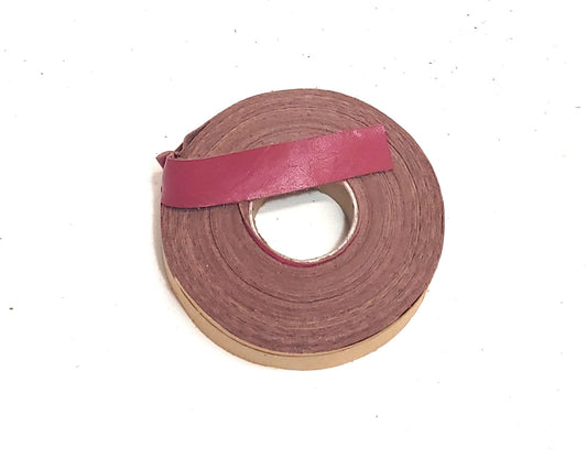 1-1/2" wide Flat Cowhide Leather Binding in Fuchsia (3 YDS) 1500NDB leather strips; straps; edge trim; edge binding; black leather;