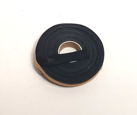 3/4" Flat Kidskin Suede stripping in Glitter Black (3 YDS) 0750NKA supple, soft