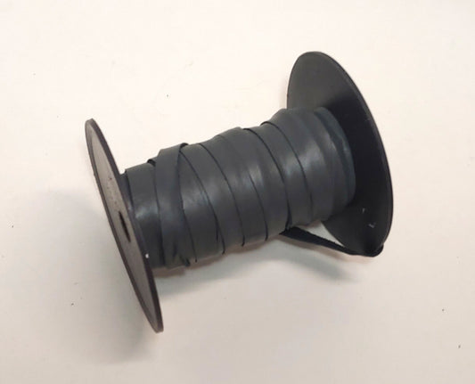 1/2" Flat Cowhide Lacing in Steel Gray (5YDS) 0500NDB lacing; leather string; leather strip;