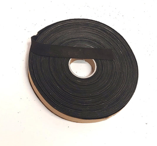 1-1/2" Flat, Lamb Leather Binding in Brown Lamb Suede (2 YD) 1500NLA - trim, edge binding, leather tape
