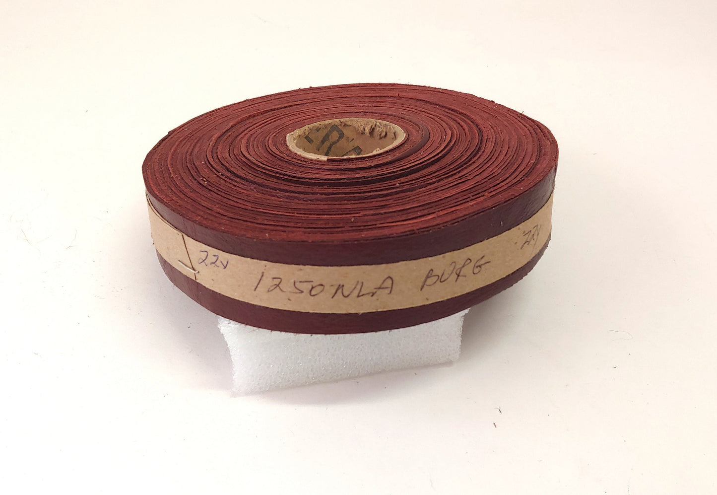 1-1/4" Flat, Lambskin Binding, in Burgundy (2 YDS) 1250NLA
