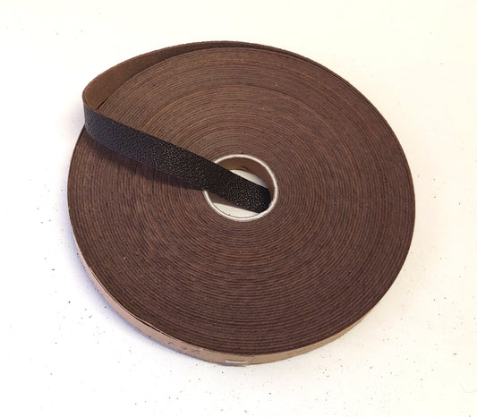 5/8" Flat, Kid Leather Strap in Brown Pebble Goat (5 YDS) 0625NKA