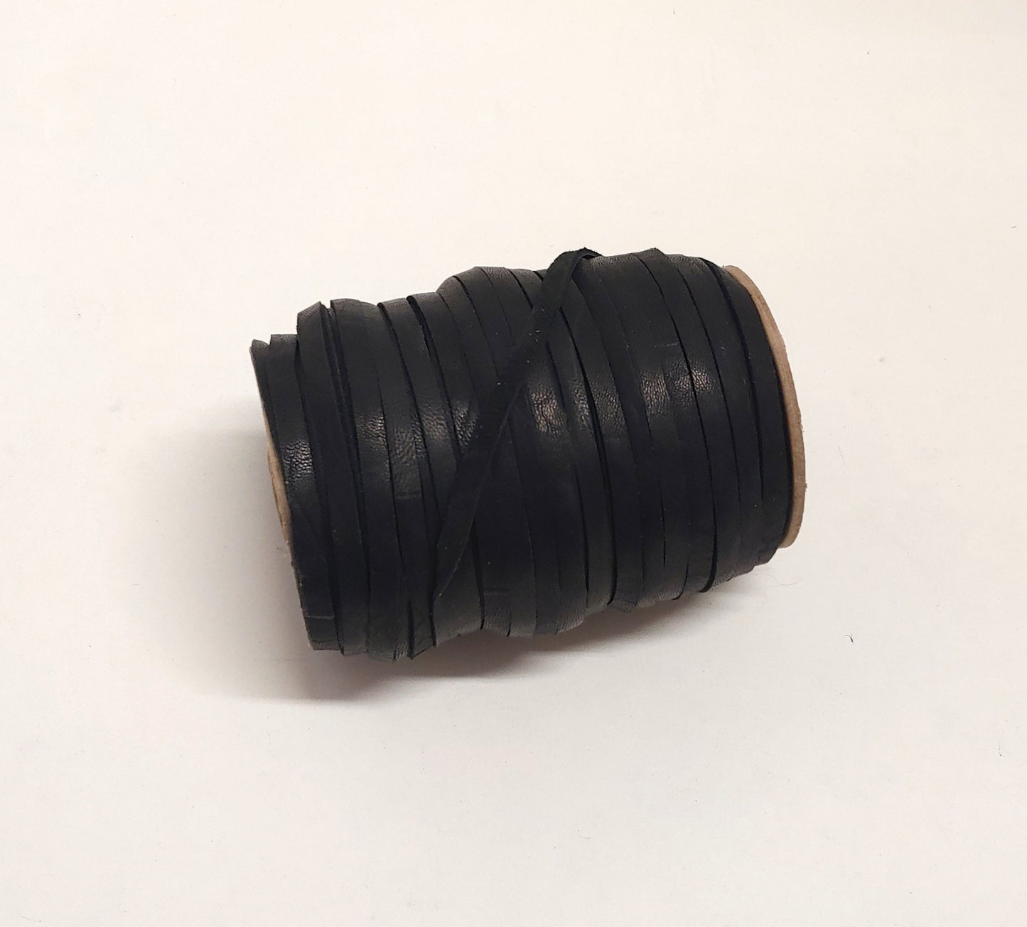 1/4" Flat, Sheep Leather Lacing in Black (10 YDS) 0250NLA leather jewelry cord; DIY; dream catchers; leather crafts