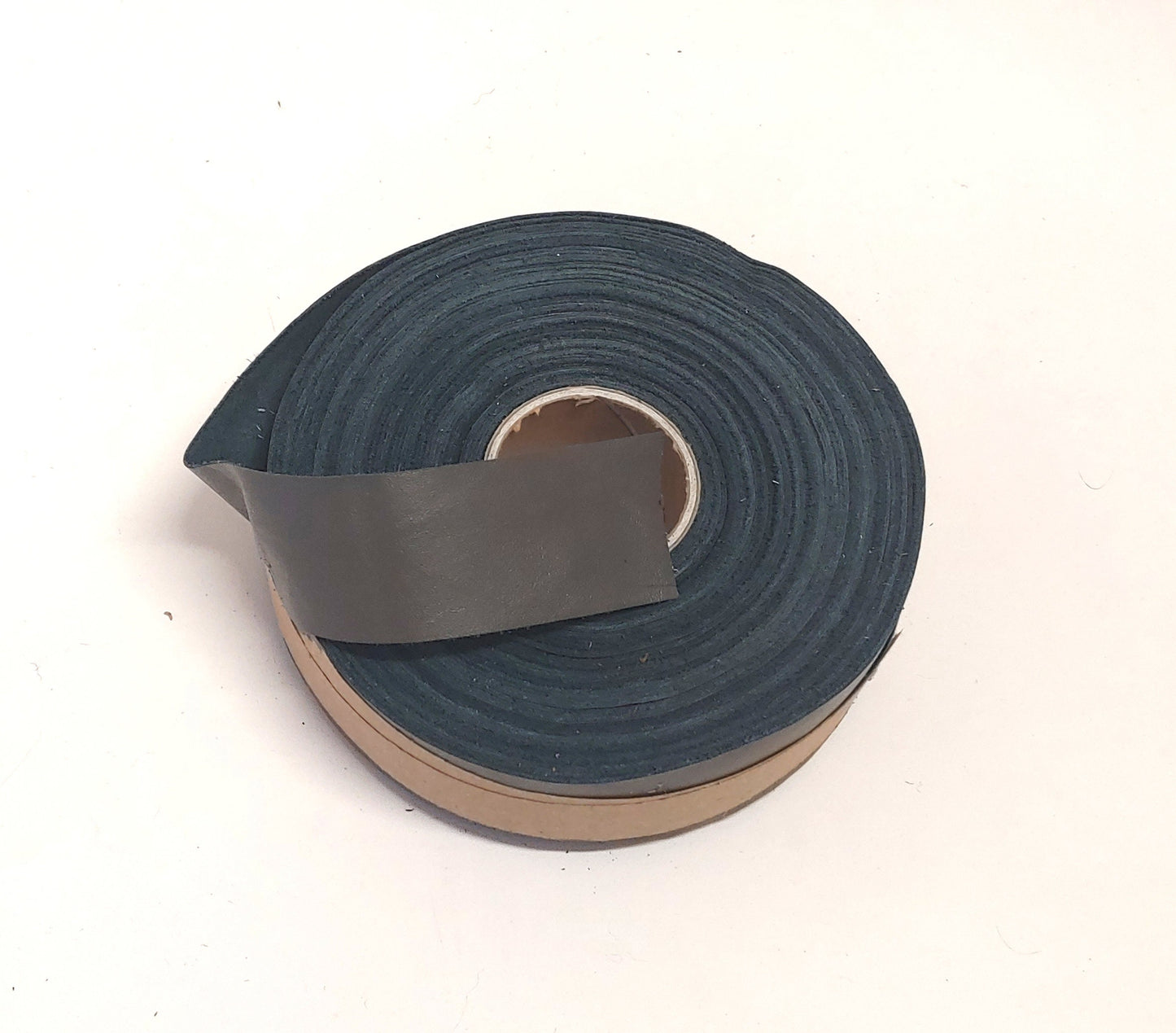 1-1/4" Flat, Cowhide Binding in Warm Grey (3 YDS) 1250NDB trim tape; edge binding; leather tape