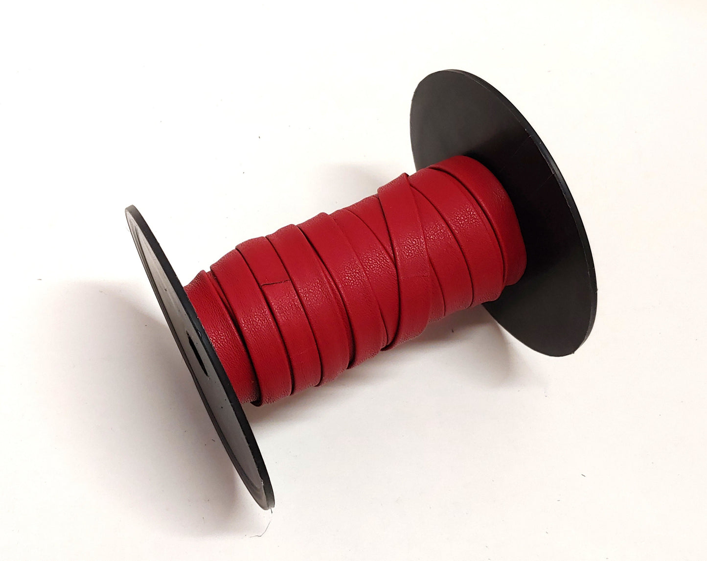 Genuine Red Climax Cowhide Leather Stripping 1/2" Double-folded 5 YDS 0500BD9