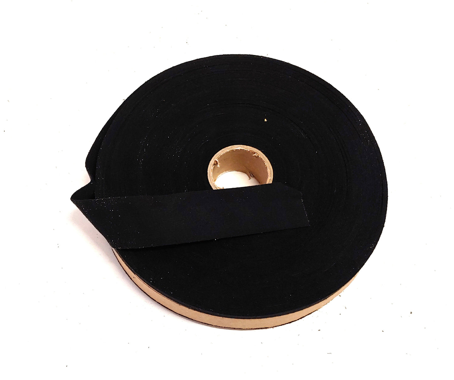 1-1/4" Flat Binding in Black Microfibre (3 yds) 1250NUB trim tape; edge binding; vegan